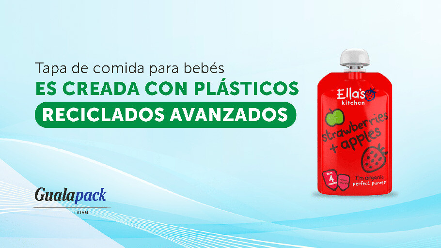 Tapa de comida para bebés es creada con plásticos reciclados avanzados